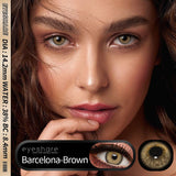 Qfdian Barcelona Brown 14.2mm 1 Pair | 1 Year