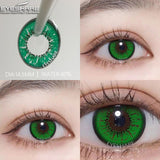 Qfdian Cosplay BELLA Green 14.5mm 1 Pair | 1 Year