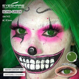 Qfdian Cosplay BLIND Green 14.5mm 1 Pair | 1 Year