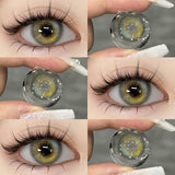 Qfdian Bling Blue 14.2mm 1 Pair | 1 Year