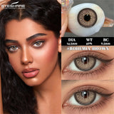Qfdian Bohemia Brown 14.5mm 1 Pair | 1 Year