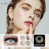 Qfdian Brazilgirl  Amber 14.0mm 1 Pair | 1 Year
