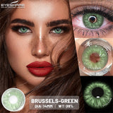 Qfdian Brussels Green 14.0mm 1 Pair | 1 Year