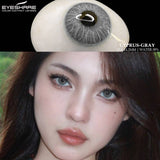 Qfdian Cyprus Gray 14.2mm 1 Pair | 1 Year