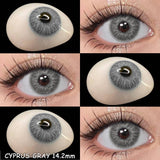 Qfdian Cyprus Gray 14.2mm 1 Pair | 1 Year