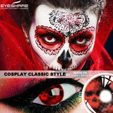 Qfdian Cosplay Death Eye 14.5mm 1 Pair | 1 Year