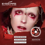 Qfdian Cosplay Death Eye 14.5mm 1 Pair | 1 Year