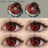 Qfdian Cosplay Death Eye 14.5mm 1 Pair | 1 Year