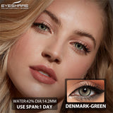 Qfdian Denmark Green 1 Day Use I 14.2mm,10 Pcs=5Pair