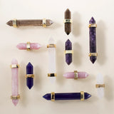 Qfdian Luxury Natural Crystal Cabinet Handle