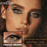 Qfdian Firenze Brown 14.5mm 1 Pair | 1 Year