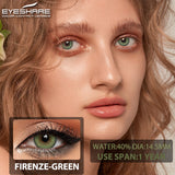 Qfdian Firenze Green 14.5mm 1 Pair | 1 Year
