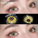 Qfdian GEM Brown Color Contact Lenses 14.0mm