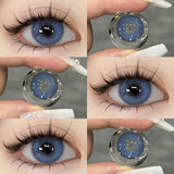 Qfdian Gem Brilliant-Blue 14.0mm 1 Pair | 1 Year
