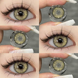 Qfdian GEM Brown Color Contact Lenses 14.0mm