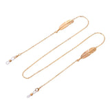 2024 Fashion Masking Chains for Women Sunglasses Chains Glasses Cord Holder Gold Color Leaf Eyewear Lanyard Necklace Strap Rope