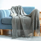 Nordic Knitted Blanket Sofa Bed Decorative Bed Thread Blankets Sofa Office Nap Throw Blankets Soft Towel Bed Plaid Tapestry