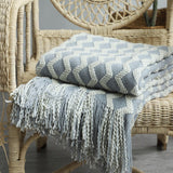 Nordic Knitted Blanket Sofa Bed Decorative Bed Thread Blankets Sofa Office Nap Throw Blankets Soft Towel Bed Plaid Tapestry