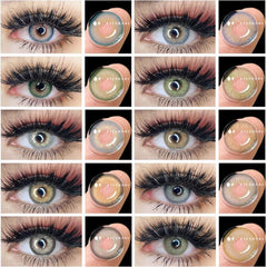 Colored Contact Lenses 2pcs Color Lens Eyes Yearly Colored Contacts Beauty Eye Contacts Cosmetic Lens Contact Lenses Lentillas