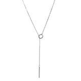 2024 Fashion Hot Sale Circle Strip Long Chain Necklace Collares kolye bijoux femme Choker Necklace