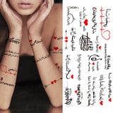 Qfdian  Fashion Mandala Flower Fake Tattoo Stickers For Women Adults Geometry Totem Temporary Tattoos DIY Party Waterproof Tattos Leaves