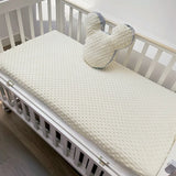 Qfdian Soft Warm Baby Bed Sheet Crib Newborn Bedding Set for Children Kids Bubble Mattress Baby Bed Linen Cover Blanket Winter Sabanas