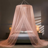 Qfdian Bed Canopy on the Bed Mosquito Net Summer Camping Repellent Tent Insect Curtain Foldable Net living room Bedroom