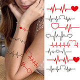 Qfdian  Fashion Mandala Flower Fake Tattoo Stickers For Women Adults Geometry Totem Temporary Tattoos DIY Party Waterproof Tattos Leaves