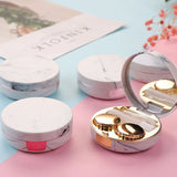 Qfdian Contact Lens Cases with Mirror Unisex Travel Easy Carry Colored Container Glasses Lenses Box