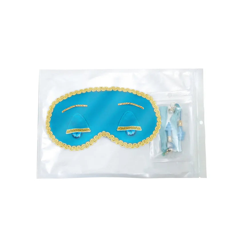 Audrey Style Breakfast at TF Cosplay Holly Golightly Sleep Mask With Tassels Earplugs Eyelashes Party Props For Valentine's Day