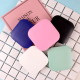 Qfdian 2pcs Colored Contact Lenses Case with Mirror Containers Eyes Care Kit Holder Cute Box Easy Carry