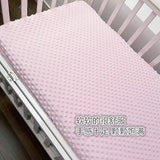 Qfdian Soft Warm Baby Bed Sheet Crib Newborn Bedding Set for Children Kids Bubble Mattress Baby Bed Linen Cover Blanket Winter Sabanas
