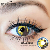 Qfdian Cosplay HD61 Blue 14.5mm 1 Pair | 1 Year