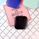 Qfdian 2pcs Colored Contact Lenses Case with Mirror Containers Eyes Care Kit Holder Cute Box Easy Carry