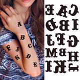 Qfdian  Infinity Symbol Tattoo Stickers For Women Female Verse Butterfly ECG Cross Infinite Temporary Tattoos Waterproof Fake Tatoo