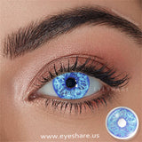 Qfdian Cosplay HD38 Blue 14.5mm 1 Pair | 1 Year