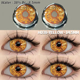 Qfdian Cosplay HD38 Yellow 14.5mm 1 Pair | 1 Year