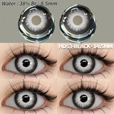 Qfdian Cosplay HD53 Black 14.2mm 1 Pair | 1 Year