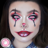 Qfdian Cosplay HD71 Pink 14.5mm 1 Pair | 1 Year