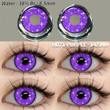 Qfdian Cosplay HD71 Purple  14.5mm 1 Pair | 1 Year