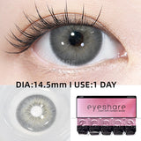 Qfdian Holland Gray 1 Day Use I 14.5mm, 10 Pcs=5Pair