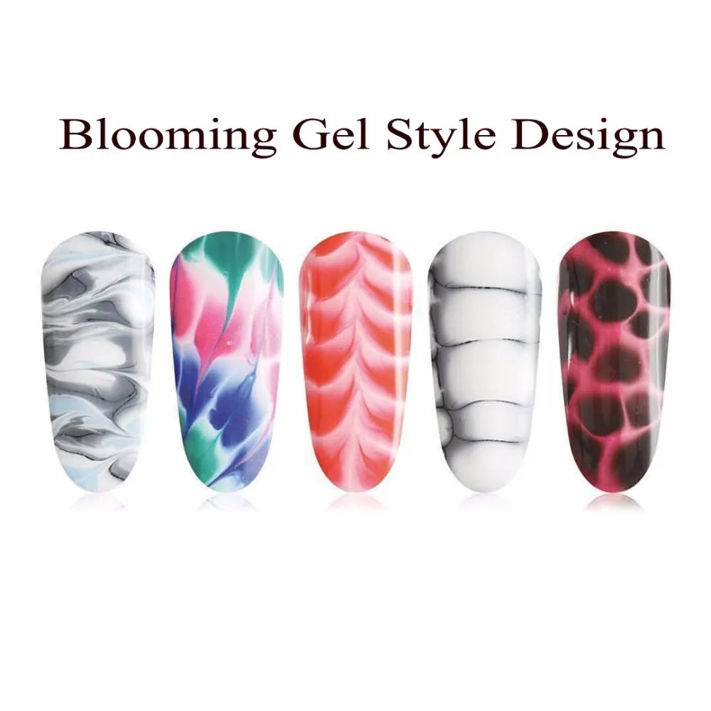 MSHARE Blooming Nails Gel Lacquer Soak Off UV Led Spreading Effect Gel