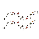 Qfdian  Colorful stars waterproof temporary tattoos tatuajes temporales glitter tattoo sleeve tatoo makeup xha tatto henna