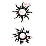 Qfdian  Big Sun Totem Waterproof tattoo sticker harajuku sleeve tatoo tatuajes temporales a prueba de agua body feminino tatuagem
