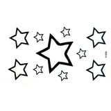 Qfdian  Star  Waterproof Temporary Tattoos Sticker Finger Flash  Tatoo Fake Tattoo Stickers Liberty