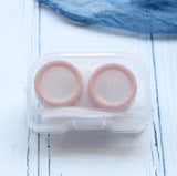 Qfdian 3 Pcs Contact Lens Case Eye Contact Lens Box Women Travel Contact Lenses Case