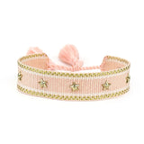 Qfdian Hand Woven Bracelets Adjustable Studded Stars Bracelet Fashion Jewelry Gifts