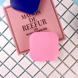 Qfdian 2pcs Colored Contact Lenses Case with Mirror Containers Eyes Care Kit Holder Cute Box Easy Carry