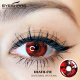 Qfdian Cosplay Death Eye 14.5mm 1 Pair | 1 Year