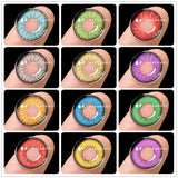 EYESHARE Color Contact Lenses for Eyes 1 Pair Colored Contacted Lenses Yearly Colored Lenses Halloween Cosplay Color Lens Eyes